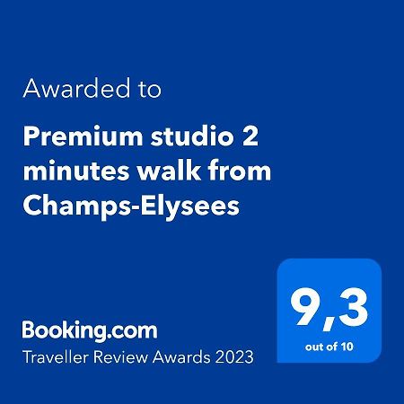 Premium Studio 2 Minutes Walk From Champs-Elysees París Exterior foto